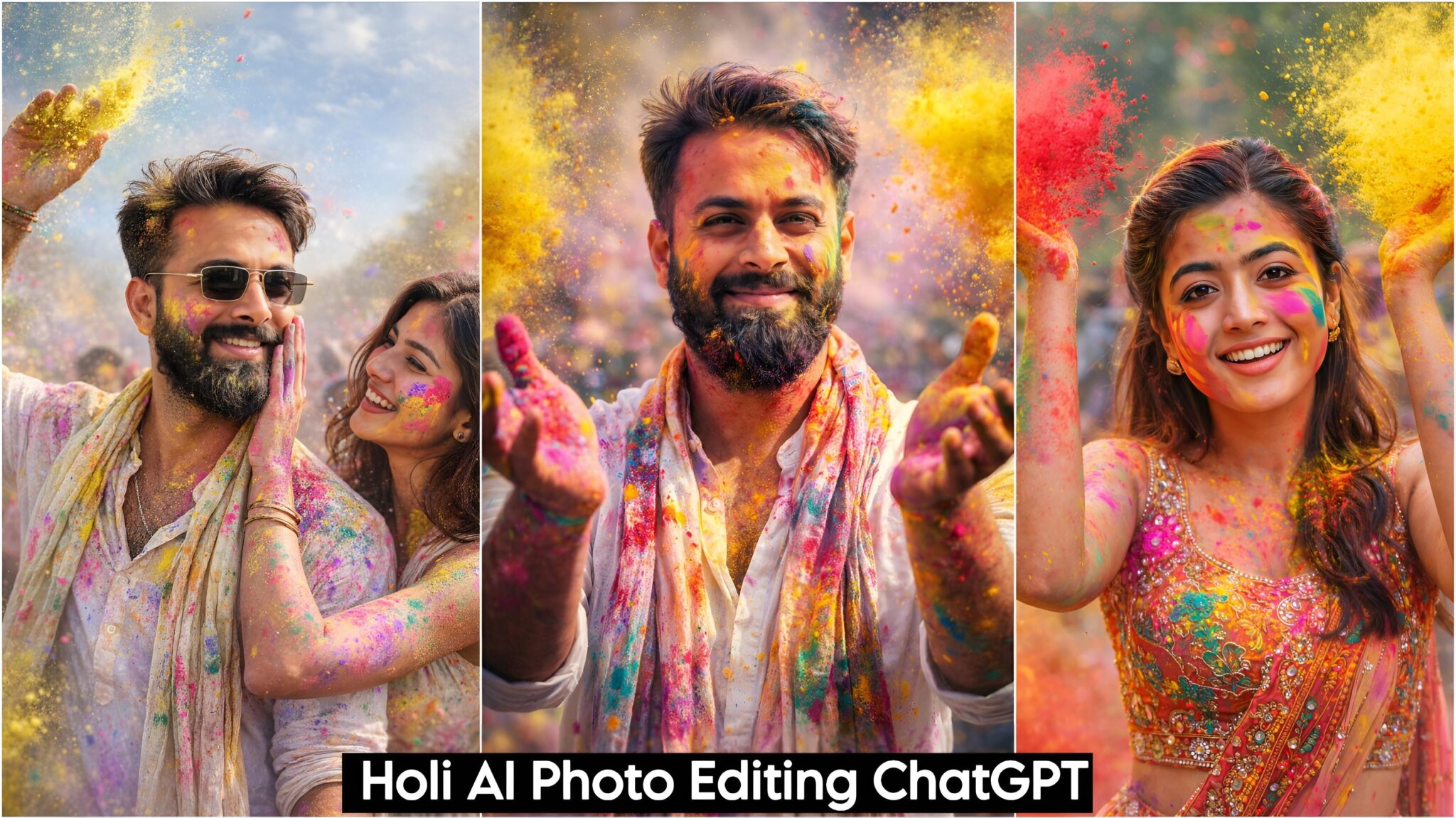 Holi AI Photo Editing ChatGPT, Top 10 Holi Ai Prompts