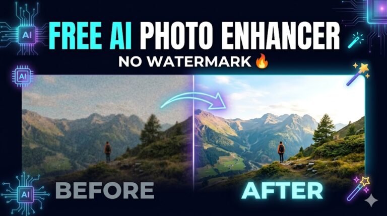 Best Free AI Photo Enhancer Tools (No Watermark) – Complete Guide (2026 ...