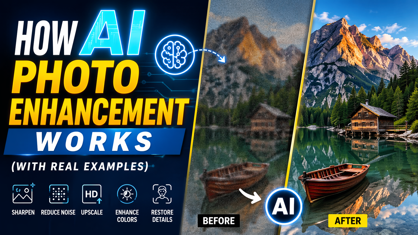 How AI Photo Enhancement Works (With Real Examples)