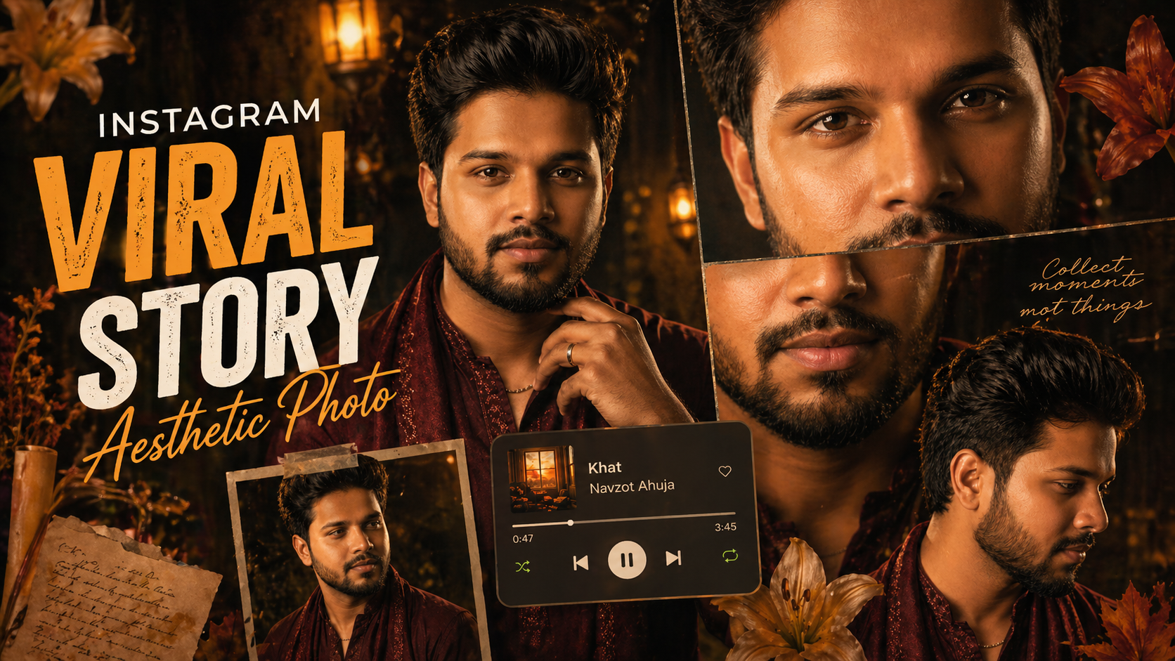 Instagram Viral Story Aesthetic Boys AI Photo Editing Prompt (Chatgpt)
