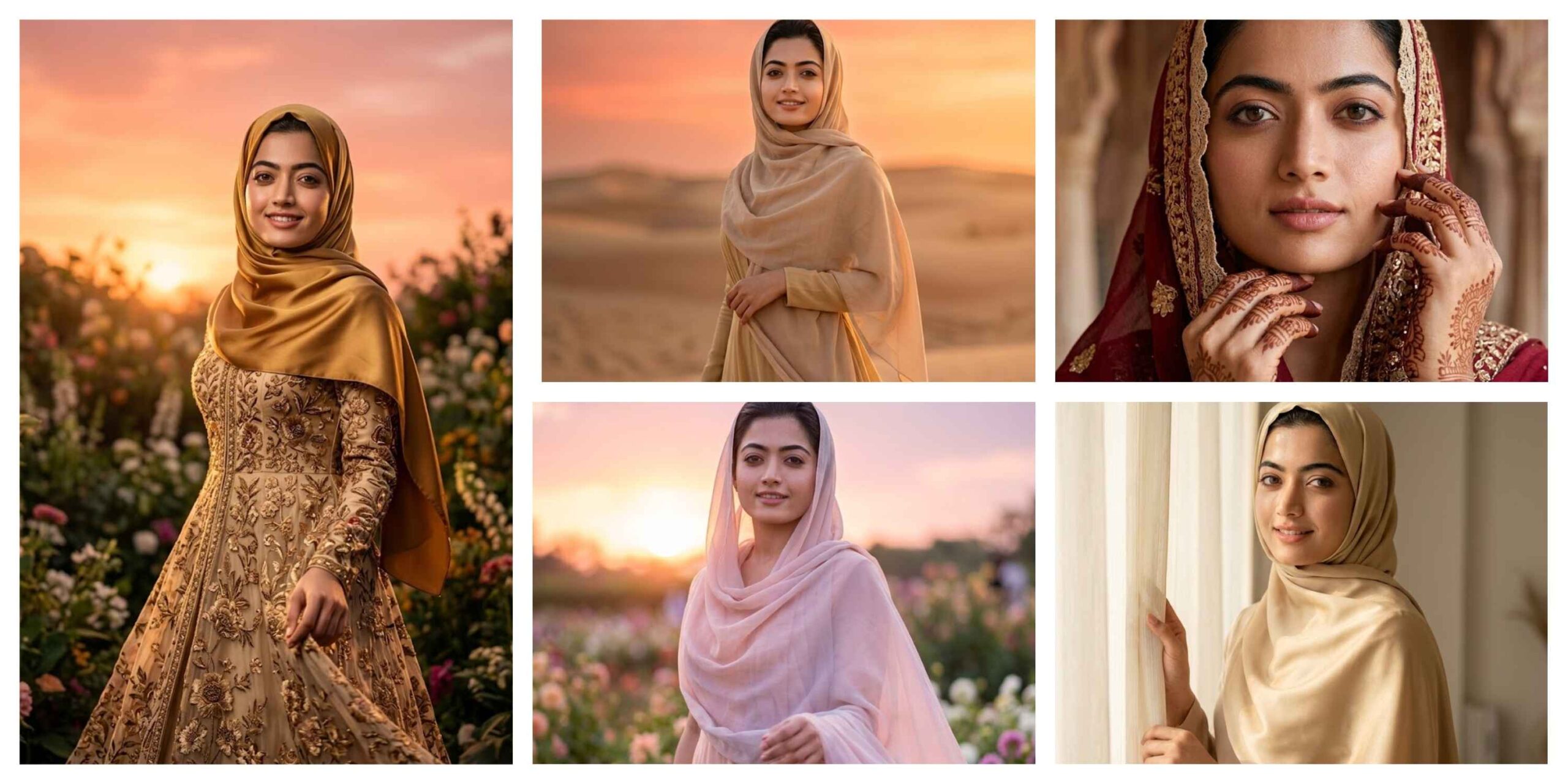 Gemini AI Photo Editing Prompts Muslim Hijab Girl Women