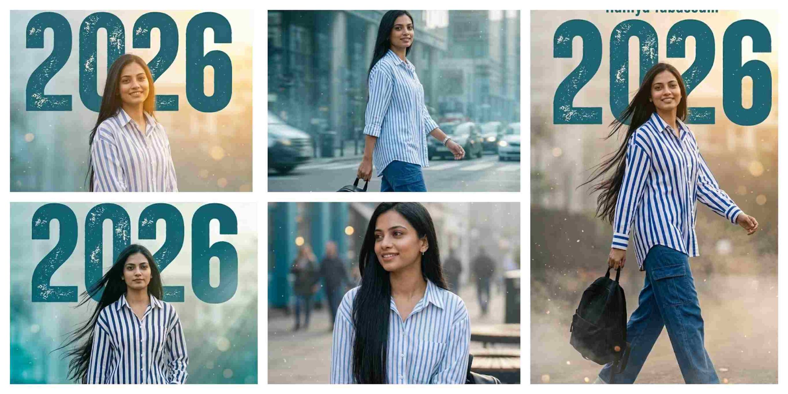 2026 Cinematic Walking Girl Portrait AI Prompt |AI Image Generator for Business Marketing