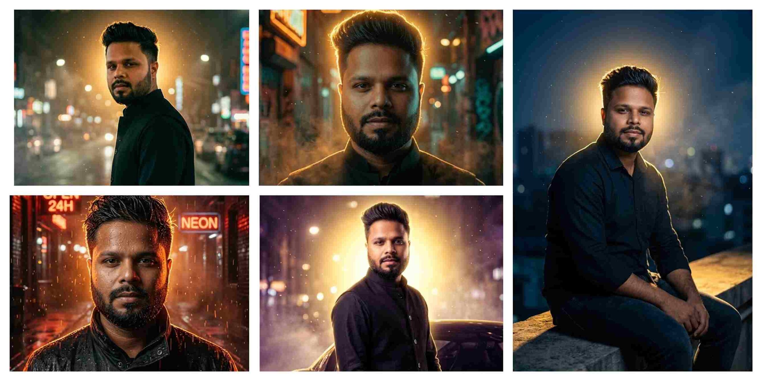 Cinematic Night Glow Aesthetic AI Photo Editing Prompt | Gemini and ChatGPT