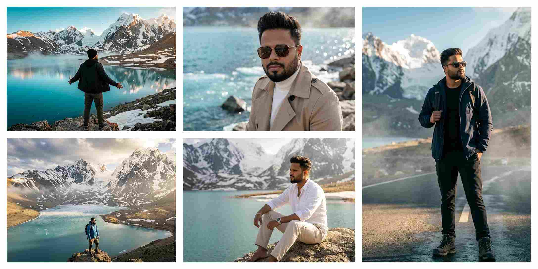 5 Best Gurudongmar Lake Emotional Travel Photo Prompts for Gemini AI Boys