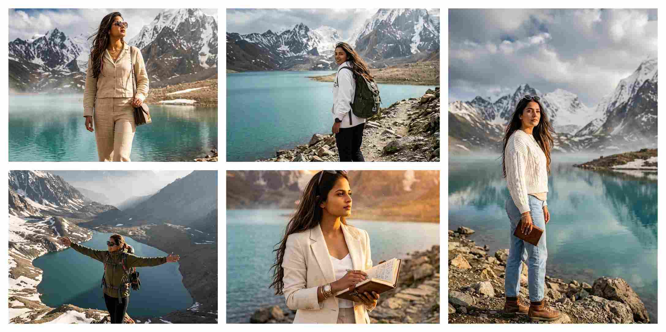 5 Best Gurudongmar Lake Solo Travel Photo Prompts for Gemini AI Girls