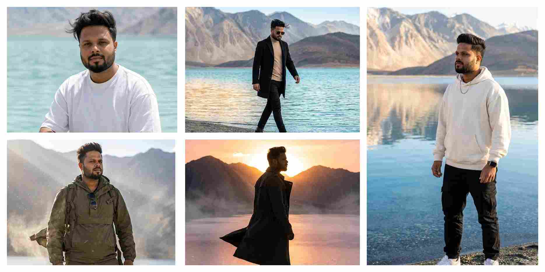 Cinematic Pangong Lake AI Prompt With Emotional DSLR Photography Style