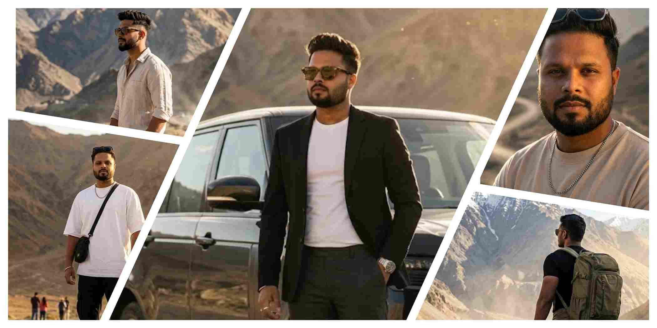 Magnetic Hill AI Prompt | Luxury Ladakh Travel Photography Scene