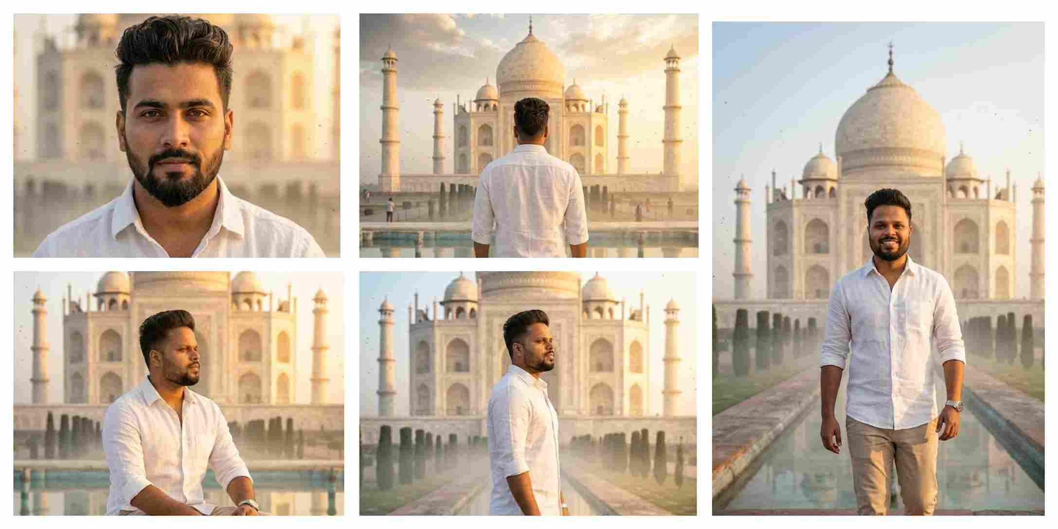 Ultra HD Taj Mahal AI Prompt For Golden Hour Photography Scene