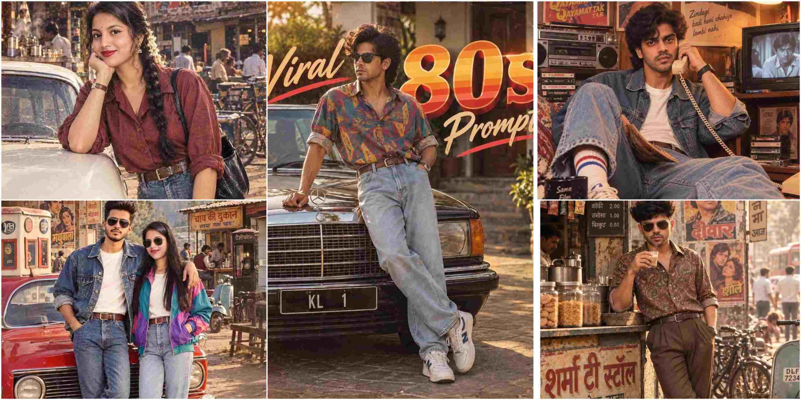 Best ChatGPT Prompt for 80s Style Photos | Realistic Retro AI Photo Editing